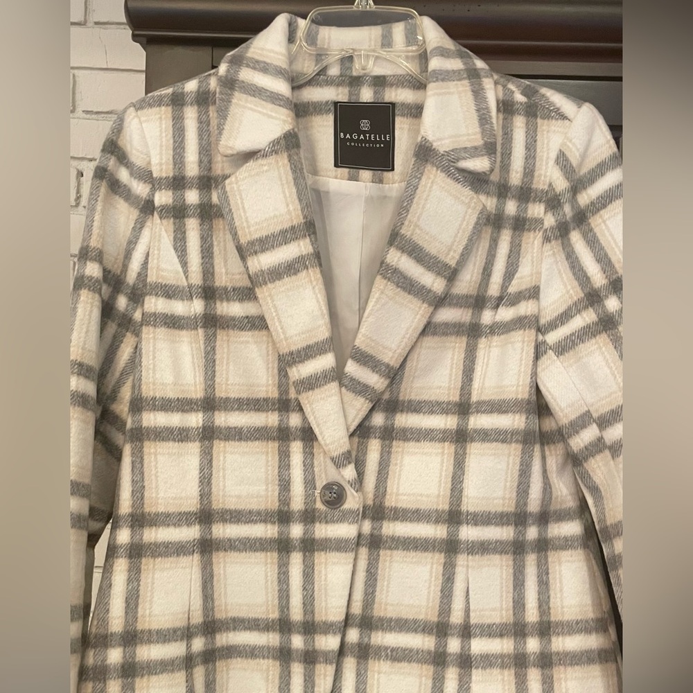 Bagatelle Collection soft plaid jacket size medium - Picture 1 of 10